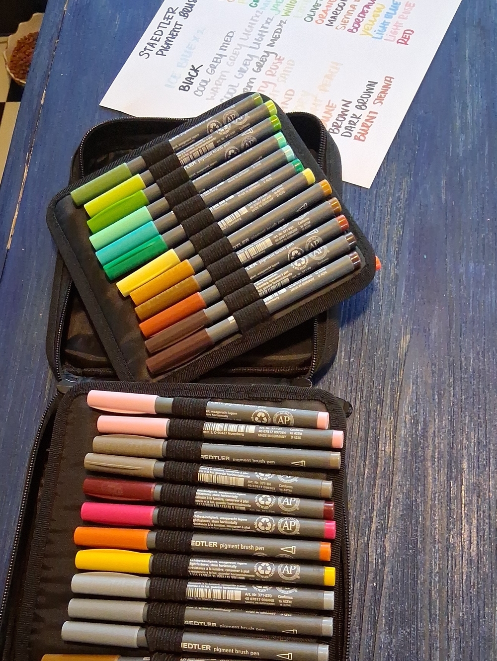 Staedtler Pigment Brush Pens - Multicolor Set